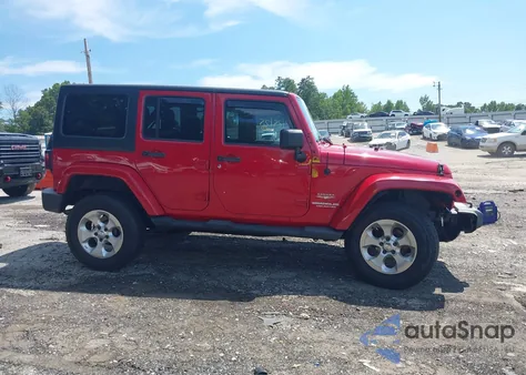 2012 Jeep Wrangler Unlimited Sahara из США, поврежденный, VIN 1C4HJWEG3CL215710